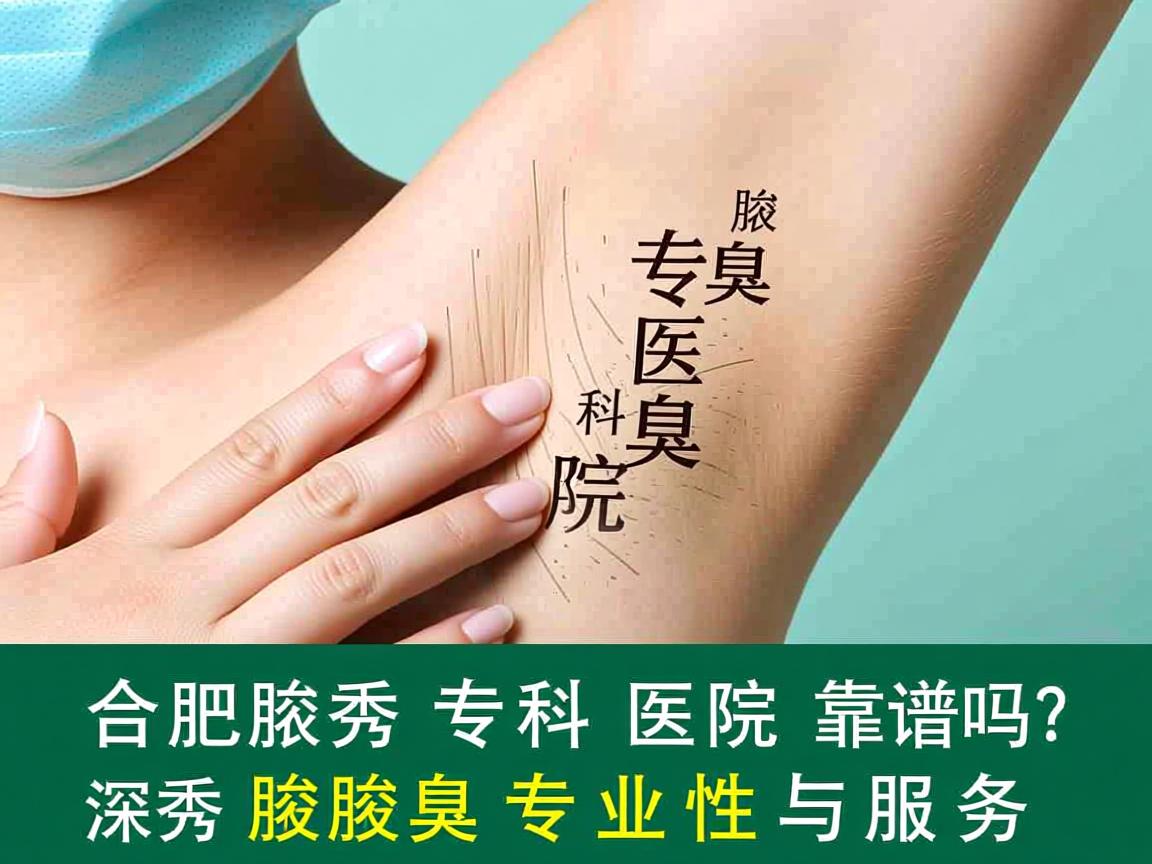 合肥腋秀腋臭专科医院靠谱吗？深度解析腋秀腋臭专科的专业性与服务