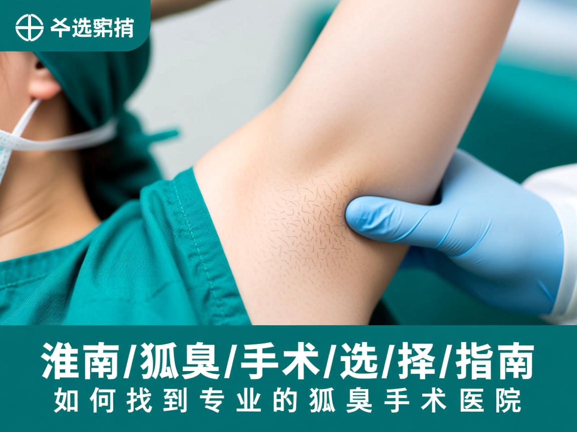 淮南狐臭手术选择指南，如何找到专业的狐臭手术医院