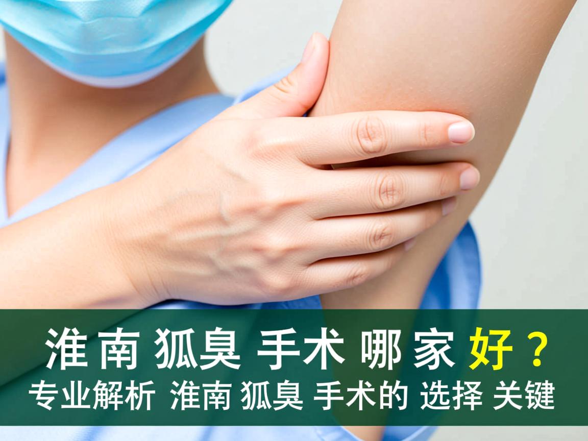 淮南狐臭手术哪家好？专业解析淮南狐臭手术的选择关键