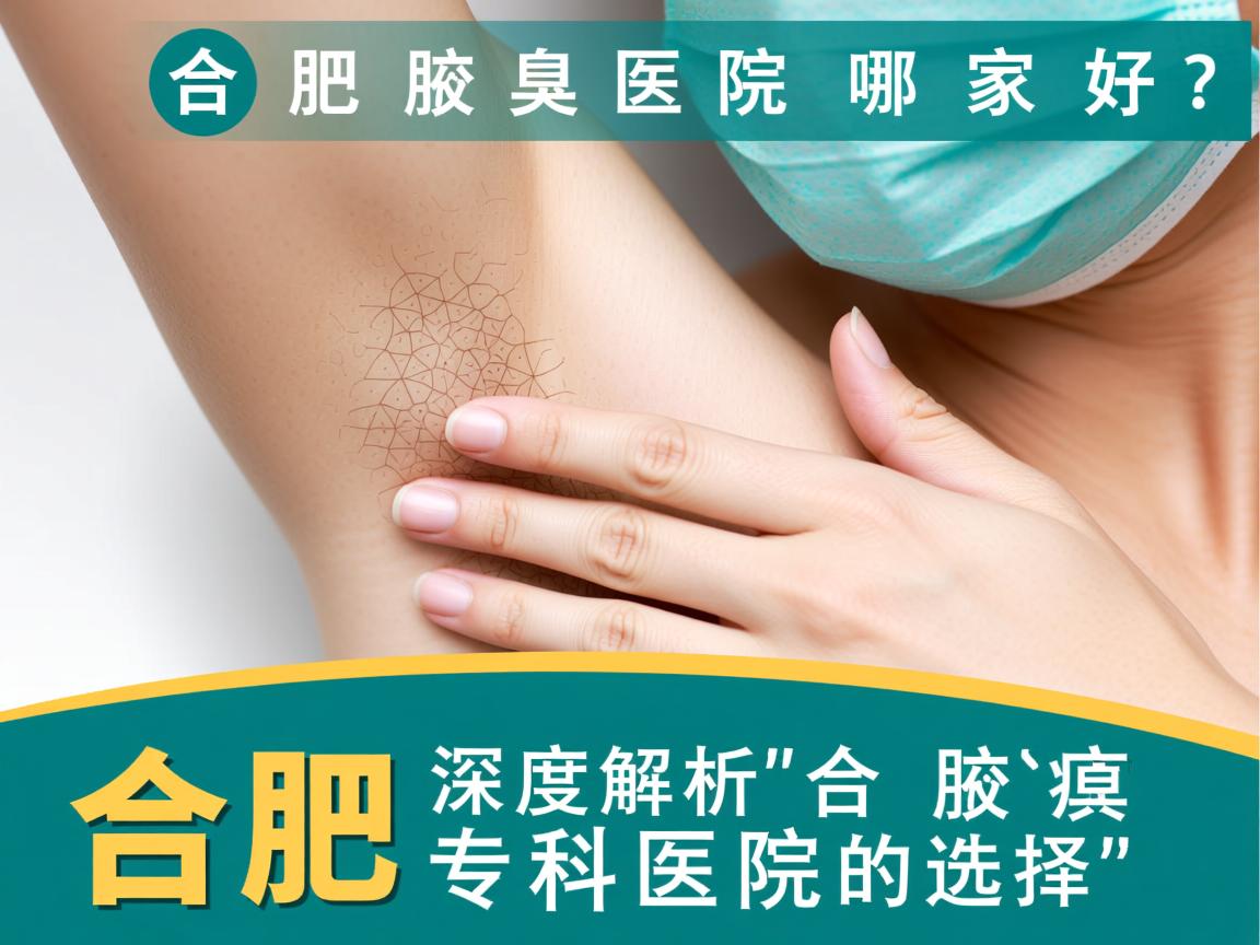 合肥腋臭医院哪家好？深度解析合肥腋臭专科医院的选择