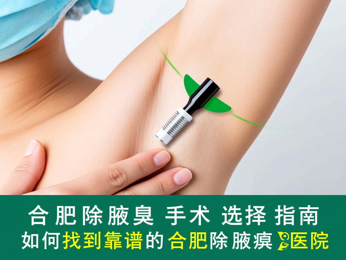 合肥除腋臭手术选择指南,如何找到靠谱的合肥除腋臭医院 合肥除腋臭手术选择指南,如何找到靠谱的合肥除腋臭医院