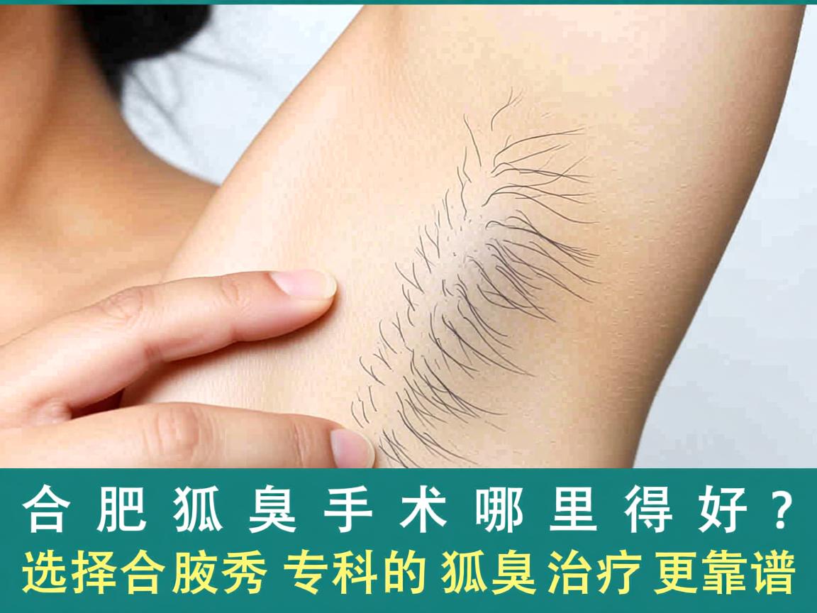 合肥狐臭手术哪里做得好?选择合肥腋秀专科的狐臭治疗更靠谱 合肥狐臭手术哪里做得好?选择合肥腋秀专科的狐臭治疗更靠谱