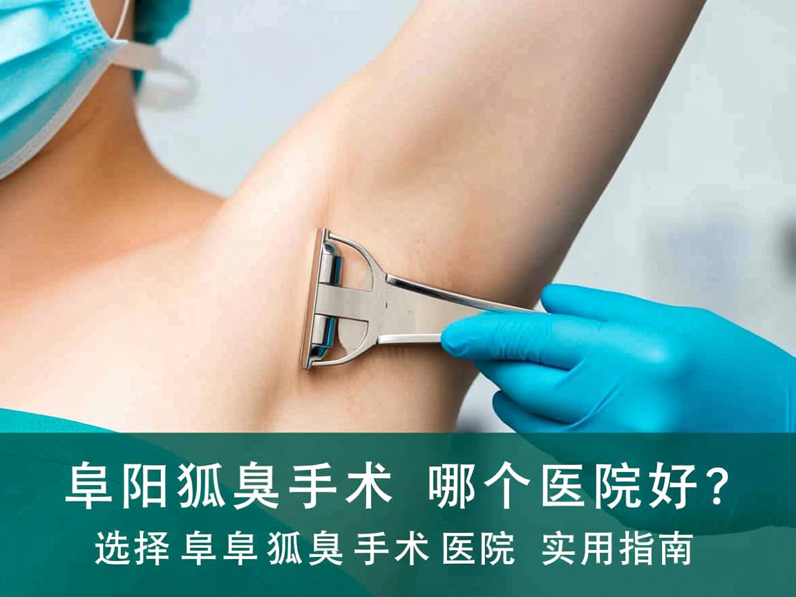阜阳狐臭手术哪个医院好？选择阜阳狐臭手术医院的实用指南