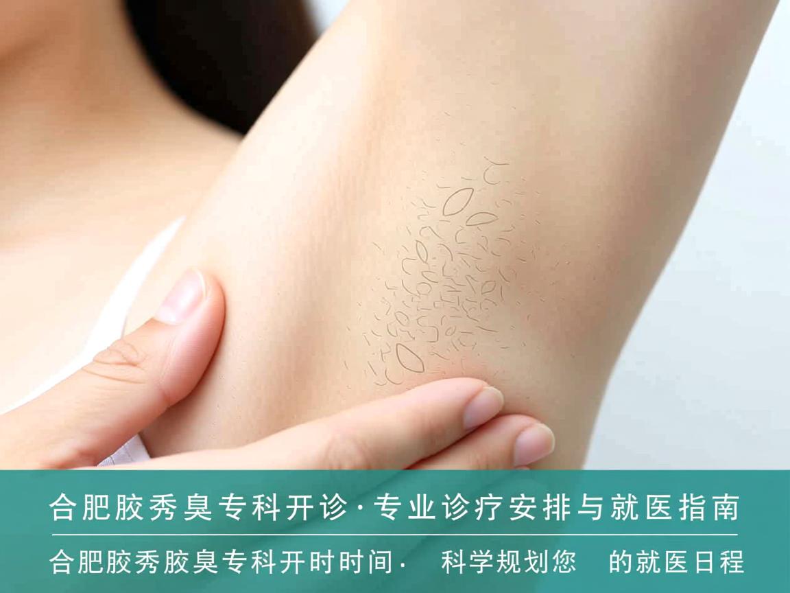 合肥腋秀腋臭专科开诊时间,专业诊疗时间安排与就医指南
合肥腋秀腋臭专科开诊时间,科学规划您的就医日程 合肥腋秀腋臭专科开诊时间,专业诊疗时间安排与就医指南
合肥腋秀腋臭专科开诊时间,科学规划您的就医日程