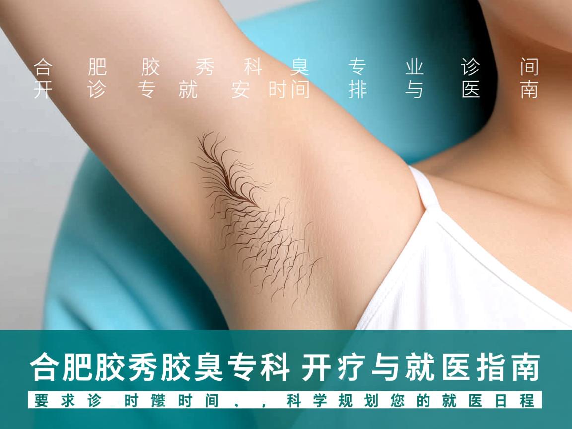 合肥腋秀腋臭专科开诊时间,专业诊疗时间安排与就医指南
合肥腋秀腋臭专科开诊时间,科学规划您的就医日程 合肥腋秀腋臭专科开诊时间,专业诊疗时间安排与就医指南
合肥腋秀腋臭专科开诊时间,科学规划您的就医日程