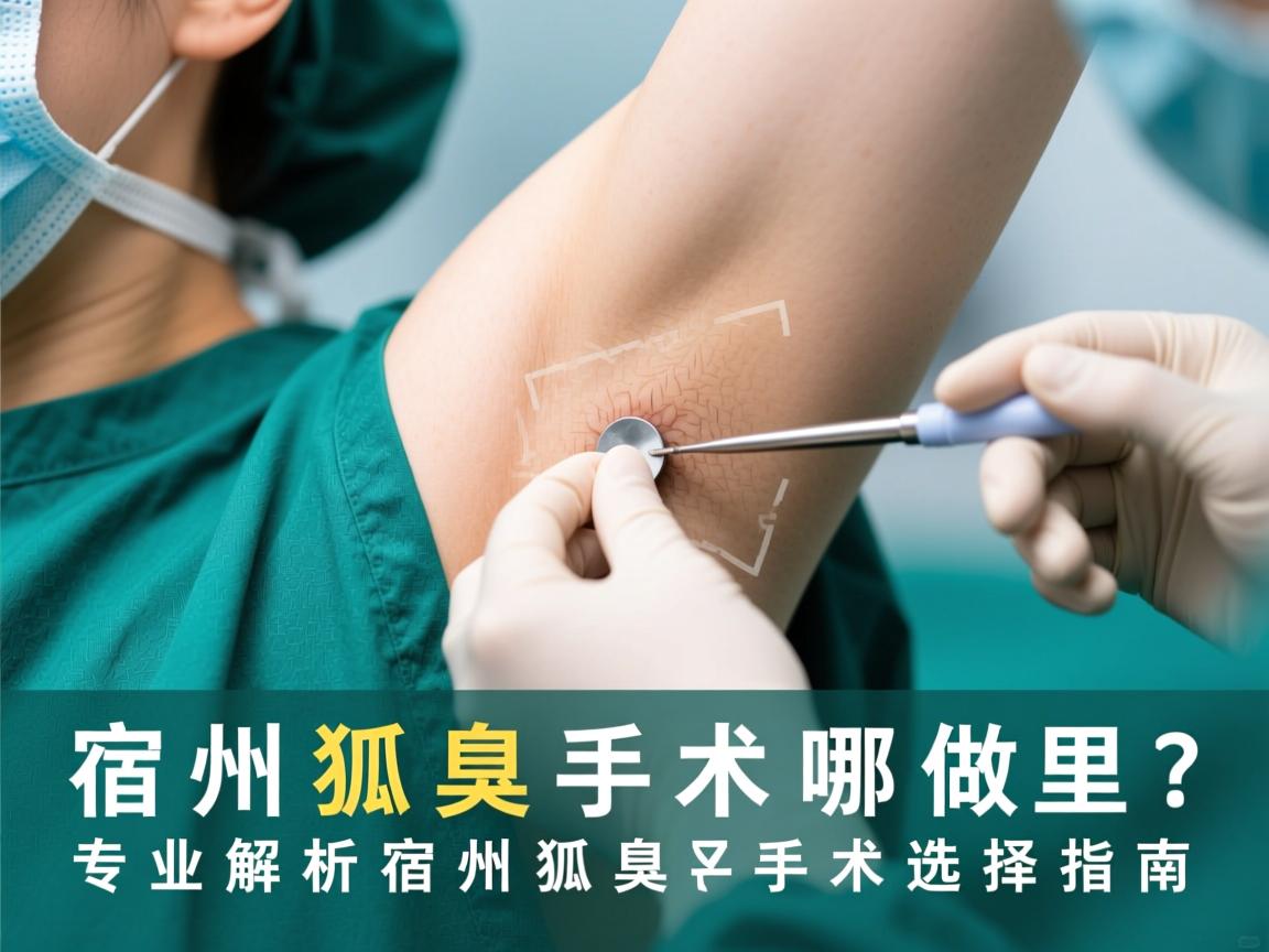 宿州狐臭手术哪里做?专业解析宿州狐臭手术选择指南 宿州狐臭手术哪里做?专业解析宿州狐臭手术选择指南