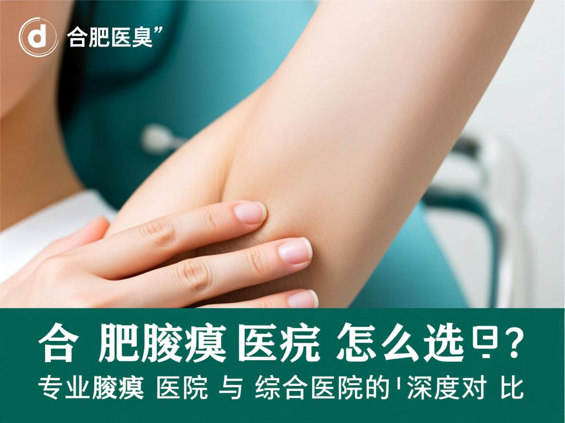 合肥腋臭医院怎么选?专业腋臭医院与综合医院的深度对比 合肥腋臭医院怎么选?专业腋臭医院与综合医院的深度对比