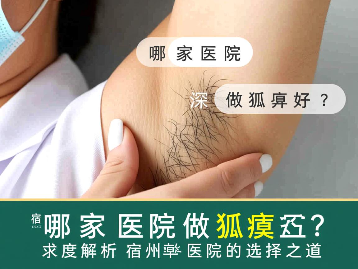 宿州哪家医院做狐臭好?深度解析宿州狐臭医院的选择之道 宿州哪家医院做狐臭好?深度解析宿州狐臭医院的选择之道