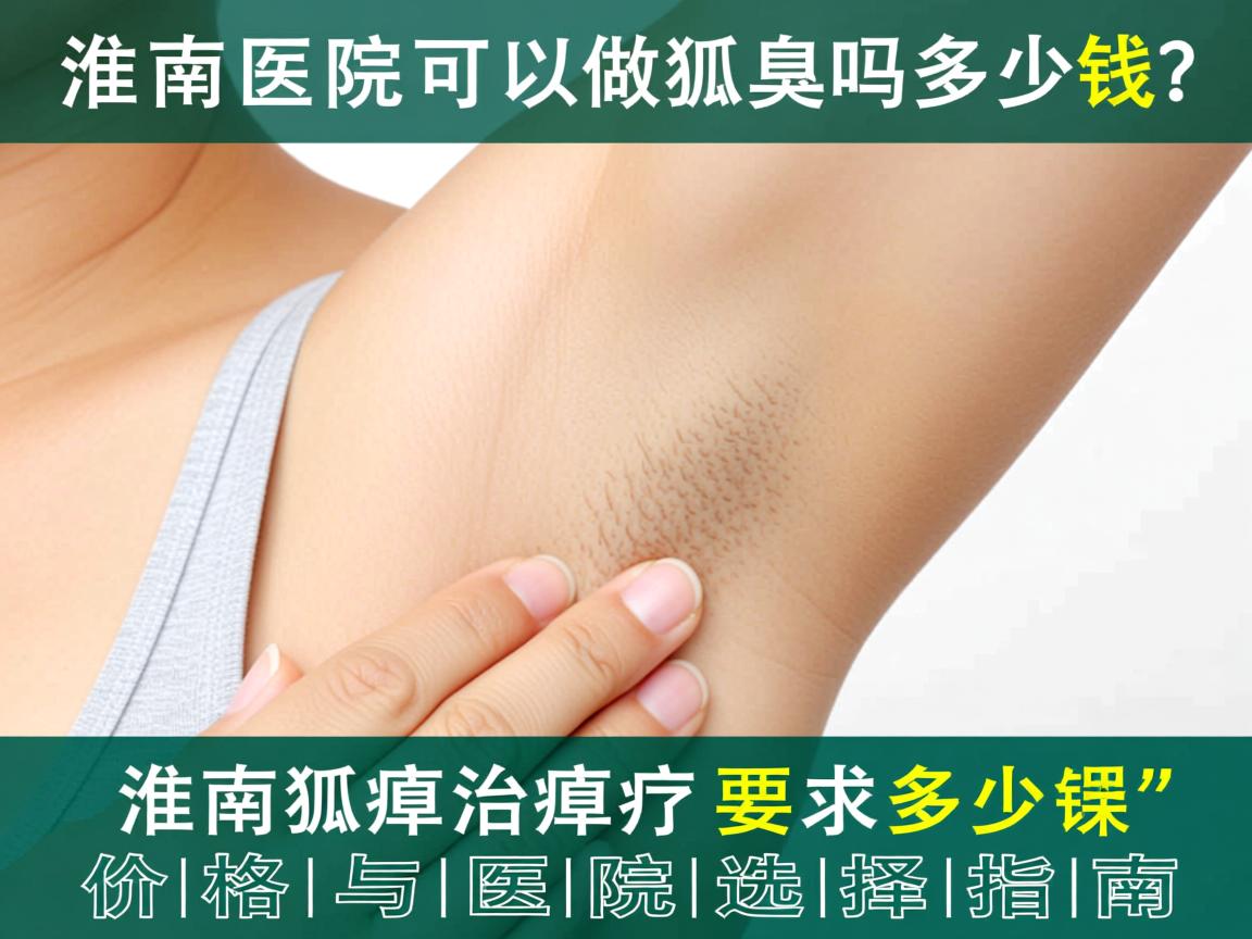 淮南医院可以做狐臭吗多少钱?淮南狐臭治疗价格与医院选择指南 淮南医院可以做狐臭吗多少钱?淮南狐臭治疗价格与医院选择指南