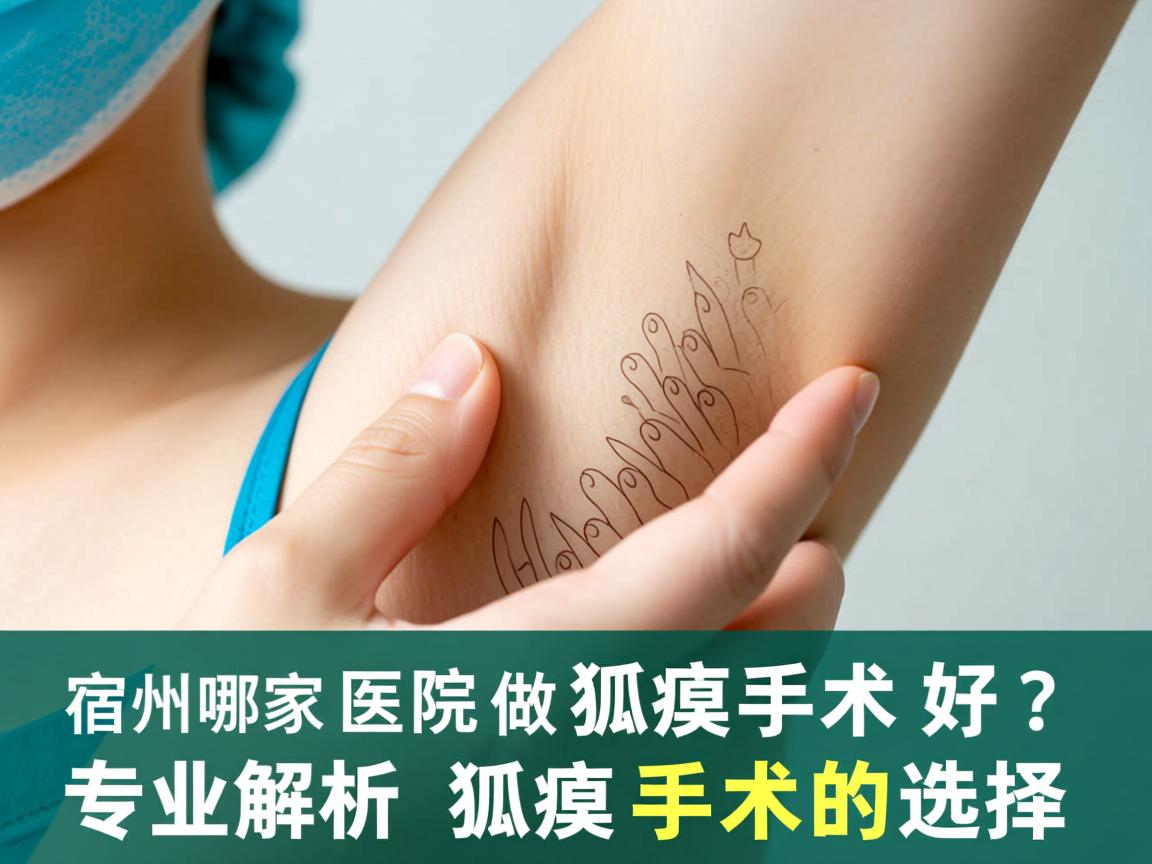 宿州哪家医院做狐臭手术好？专业解析宿州狐臭手术的选择