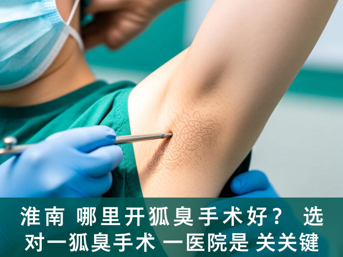 淮南哪里开狐臭手术好?选对狐臭手术医院是关键 淮南哪里开狐臭手术好?选对狐臭手术医院是关键