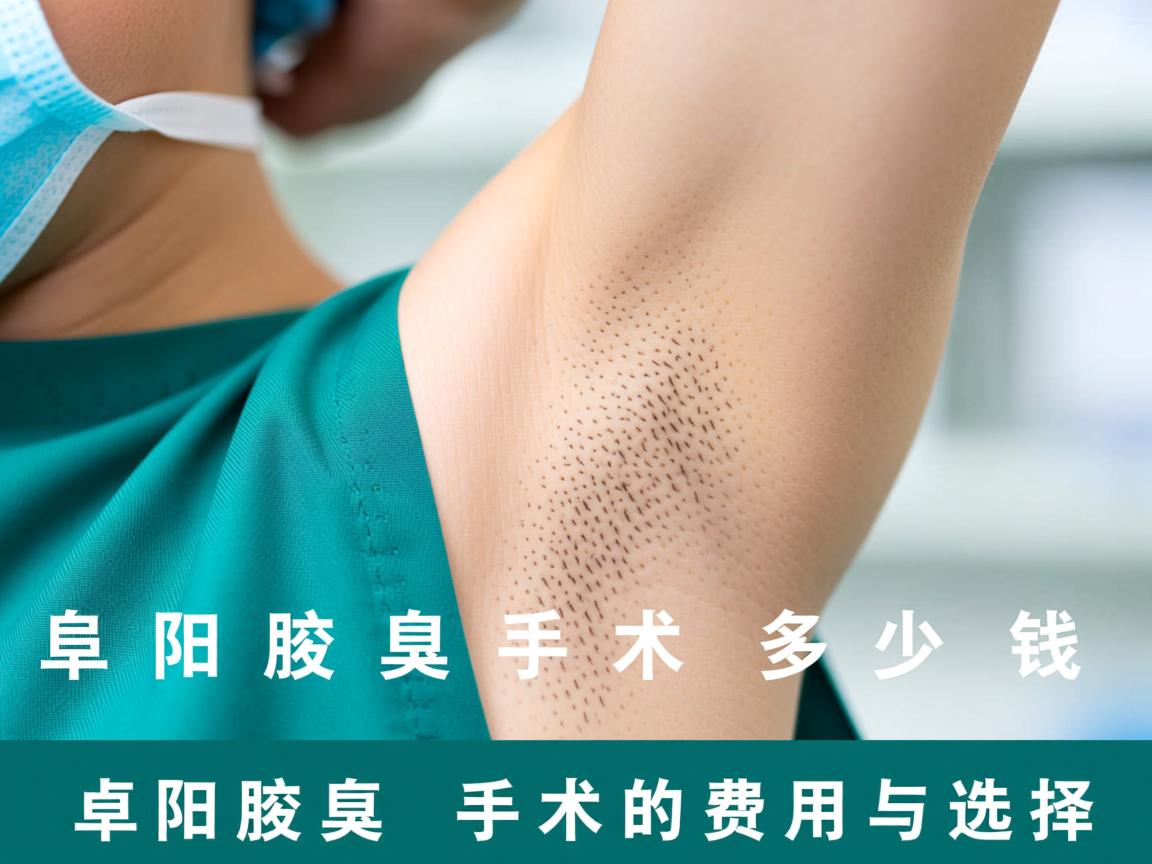 阜阳腋臭手术多少钱，解析阜阳腋臭手术的费用与选择