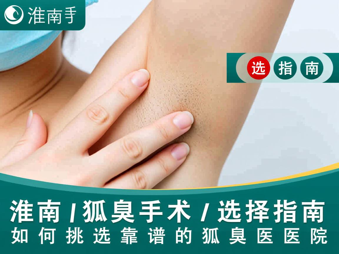 淮南狐臭手术选择指南，如何挑选靠谱的狐臭医院
