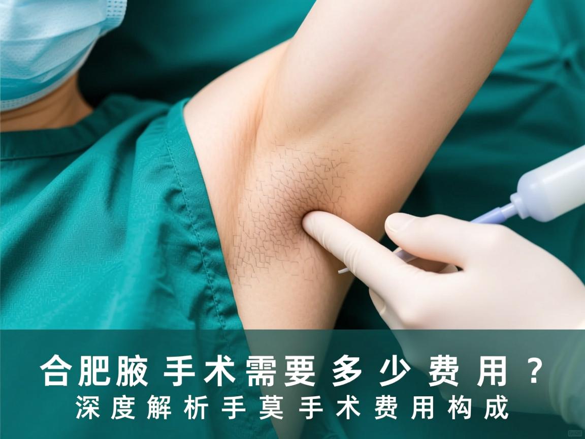 合肥腋臭手术需要多少费用?深度解析腋臭手术费用构成 合肥腋臭手术需要多少费用?深度解析腋臭手术费用构成