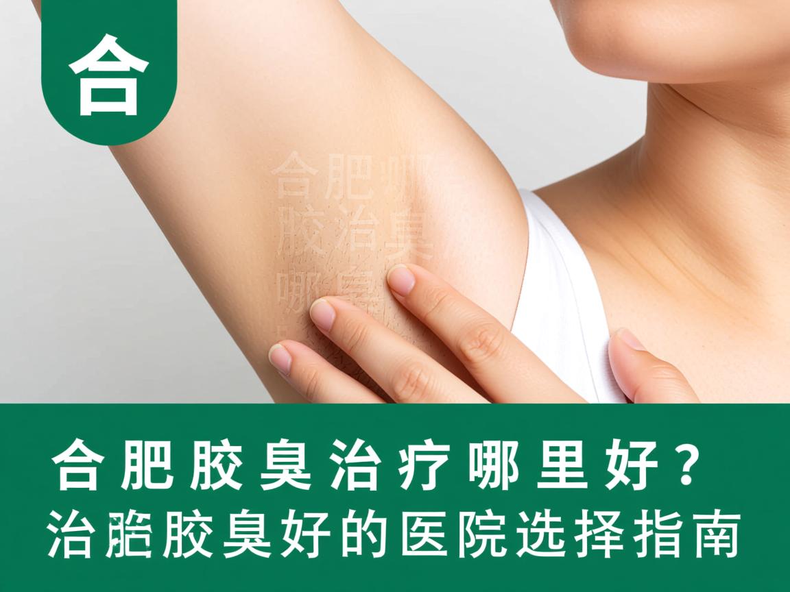 合肥腋臭治疗哪里好？合肥治腋臭好的医院选择指南