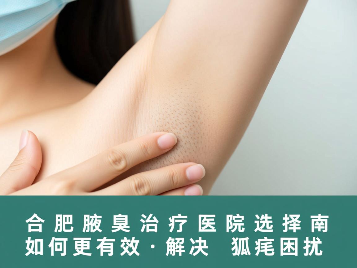 合肥腋臭治疗医院选择指南，如何更有效解决狐臭困扰