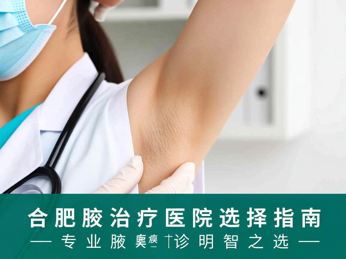 合肥腋臭治疗医院选择指南，专业腋臭诊疗的明智之选