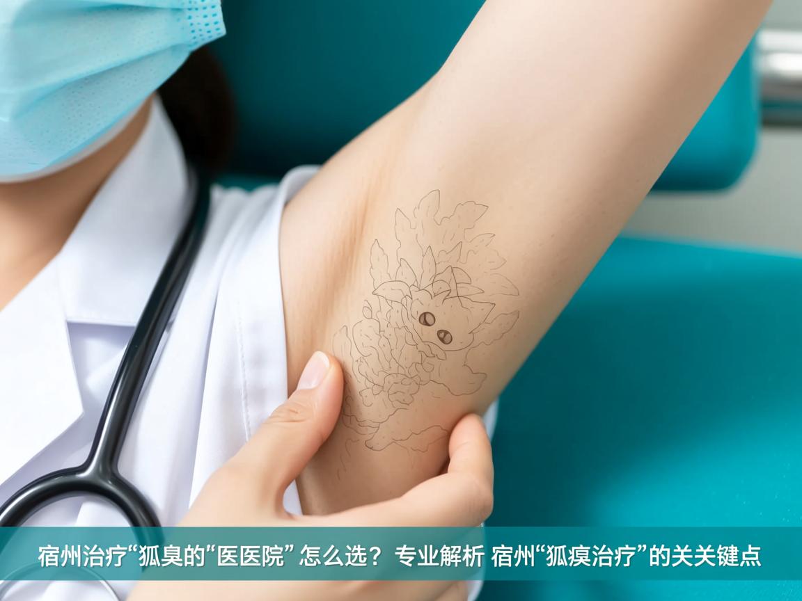 宿州治疗狐臭的医院怎么选？专业解析宿州狐臭治疗的关键点