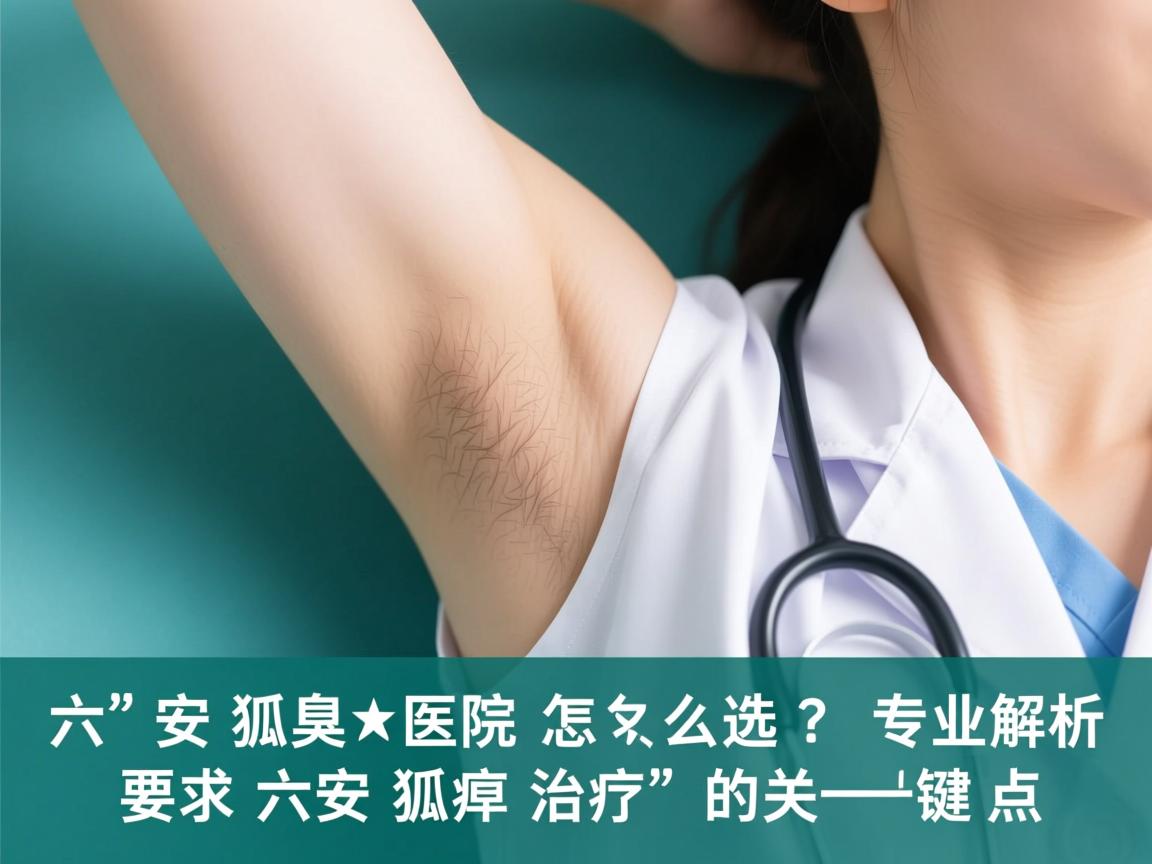 六安狐臭医院怎么选？专业解析六安狐臭治疗的关键点