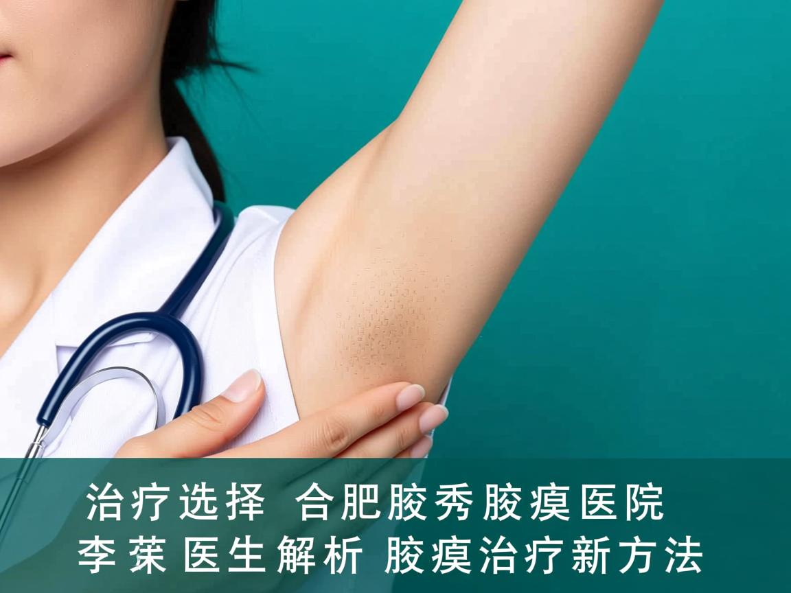 腋臭治疗选择，合肥腋秀腋臭医院李茹医生解析腋臭治疗新方法