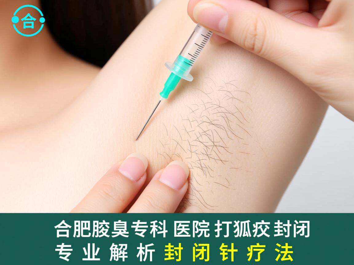 合肥腋臭专科医院打狐臭封闭针，专业解析封闭针疗法