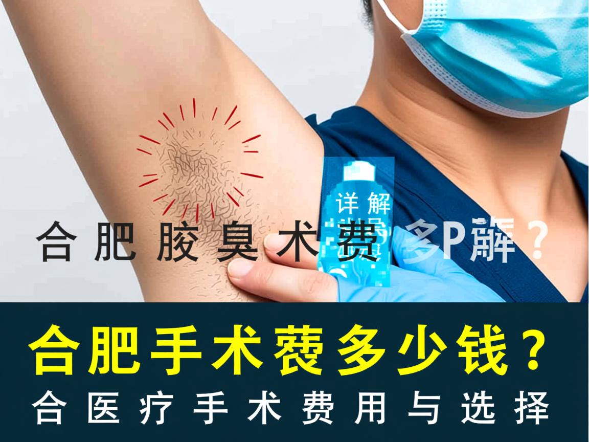 合肥腋臭手术费多少钱？详解合肥腋臭手术费用与选择