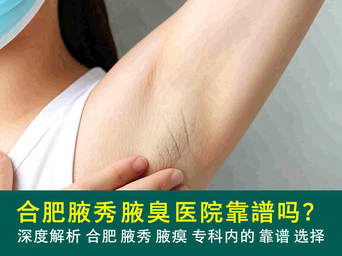 合肥腋秀腋臭医院靠谱吗？深度解析合肥腋秀腋臭专科的靠谱选择