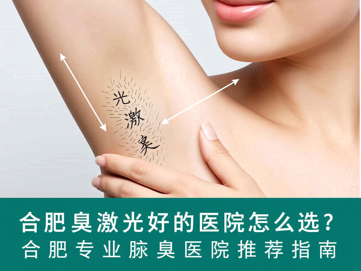 合肥腋臭激光好的医院怎么选？合肥专业腋臭医院推荐指南