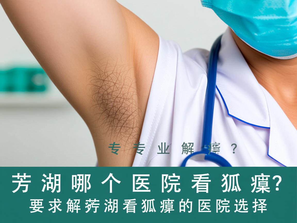 芜湖哪个医院看狐臭？专业解答芜湖看狐臭的医院选择