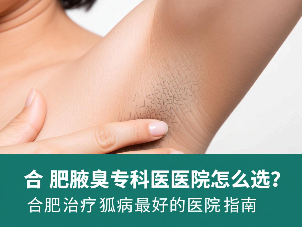 合肥腋臭专科医院怎么选？合肥治疗狐臭最好的医院指南