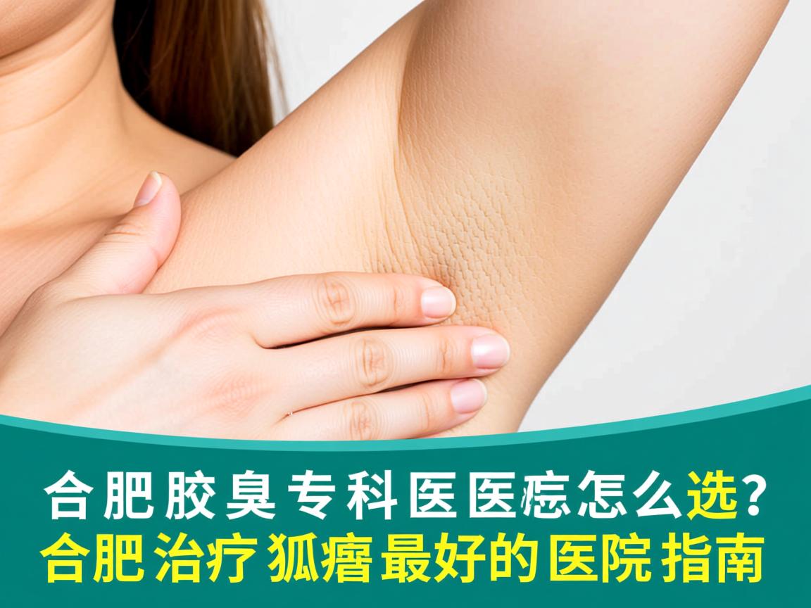 合肥腋臭专科医院怎么选？合肥治疗狐臭最好的医院指南