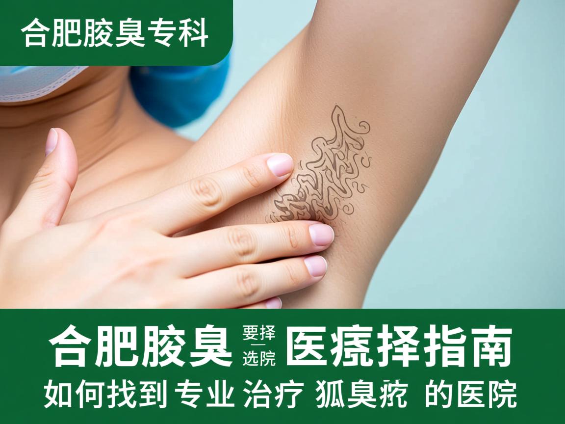 合肥腋臭专科医院选择指南，如何找到专业治疗狐臭的医院