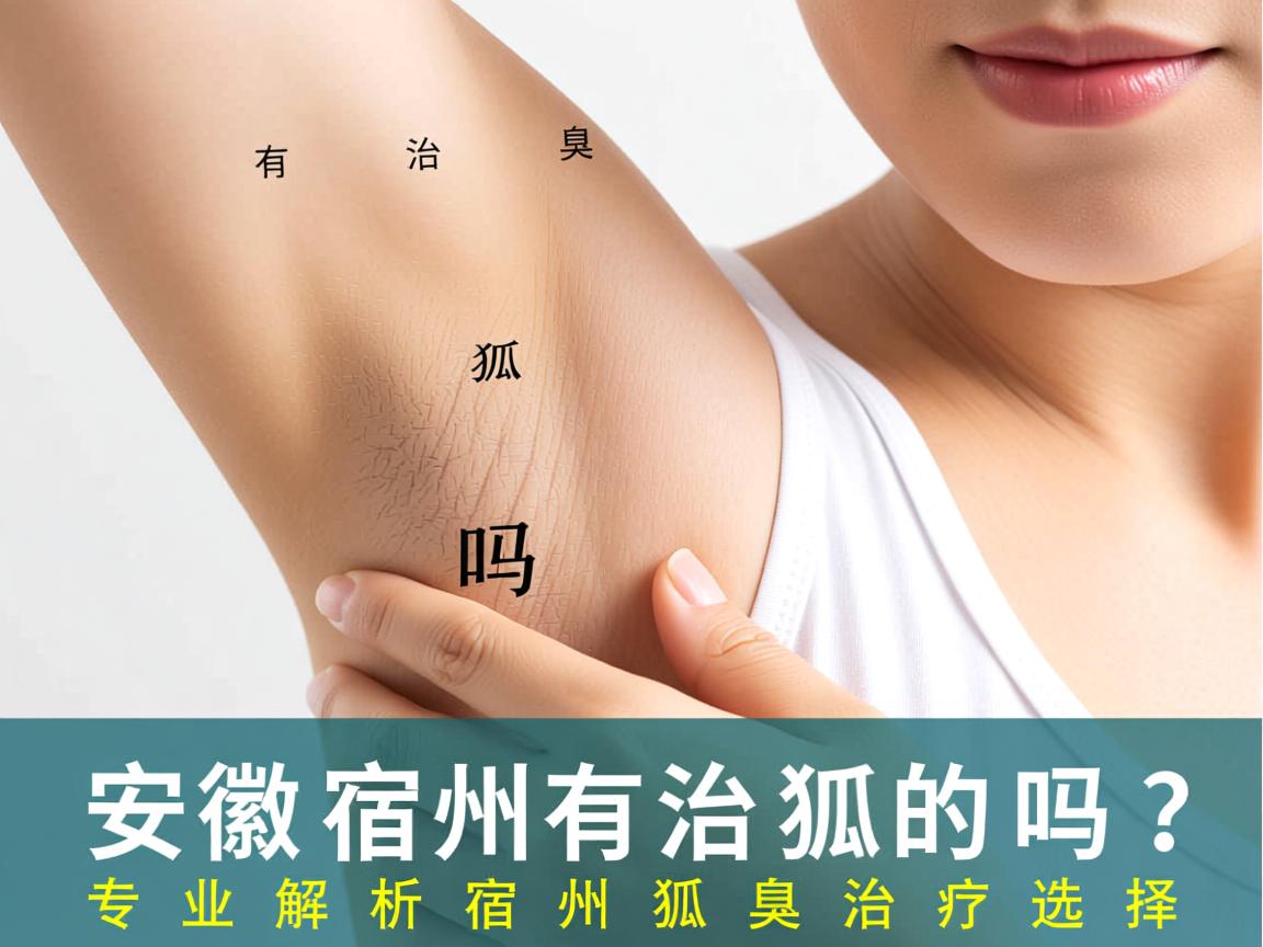 安徽宿州有治狐臭的吗？专业解析宿州狐臭治疗选择