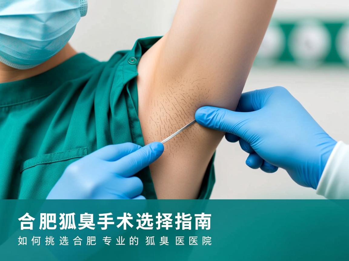 合肥狐臭手术选择指南，如何挑选合肥专业的狐臭医院