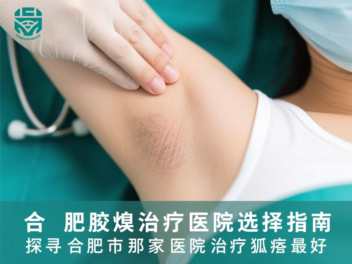 合肥腋臭治疗医院选择指南，探寻合肥市那家医院治疗狐臭最好