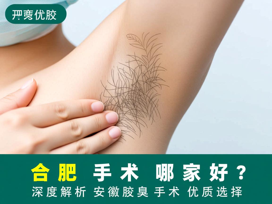 合肥腋臭手术哪家好？深度解析安徽腋臭手术优质选择