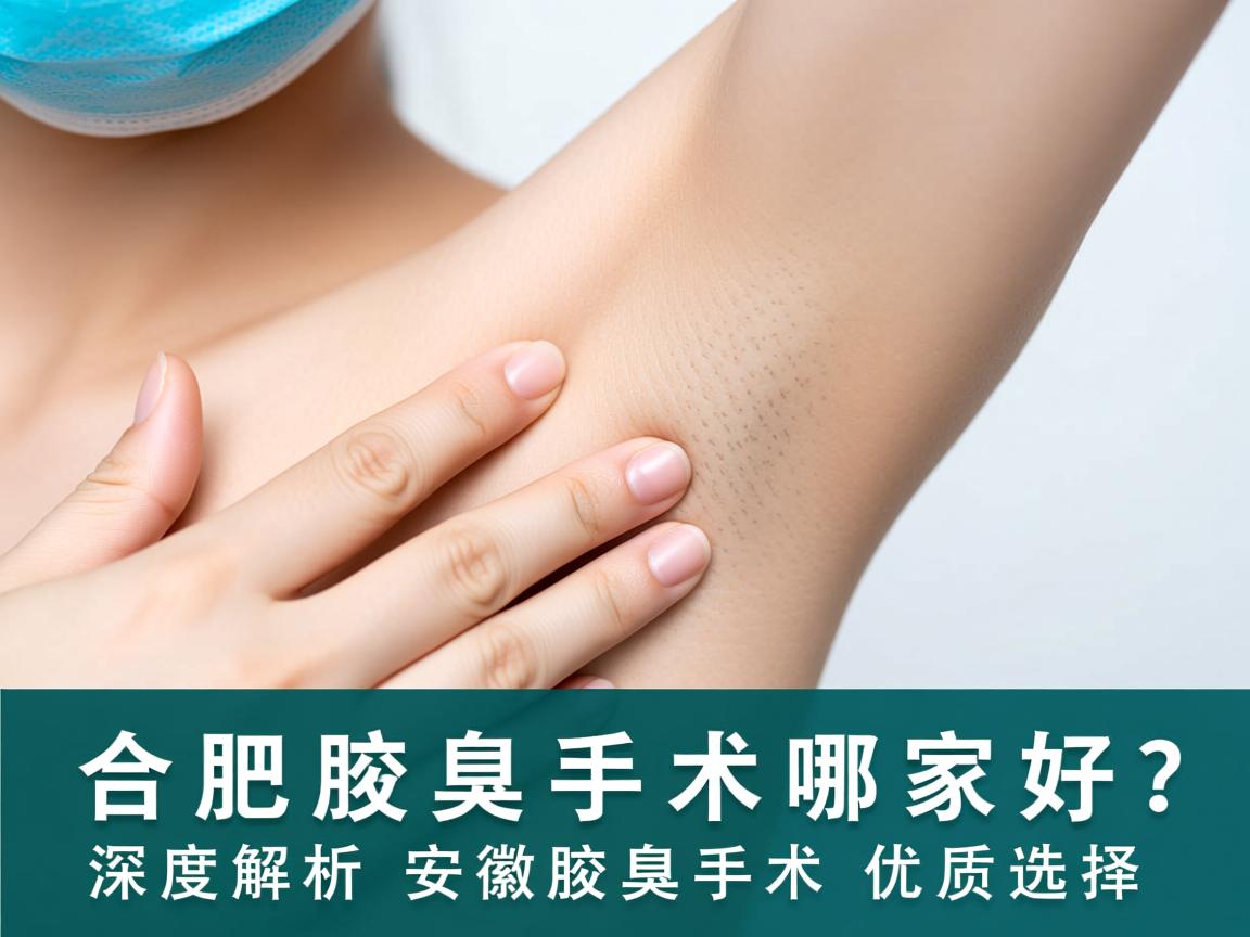 合肥腋臭手术哪家好？深度解析安徽腋臭手术优质选择