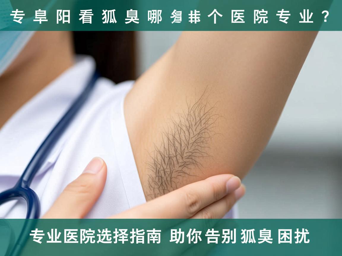 阜阳看狐臭哪个医院专业？专业医院选择指南助你告别狐臭困扰