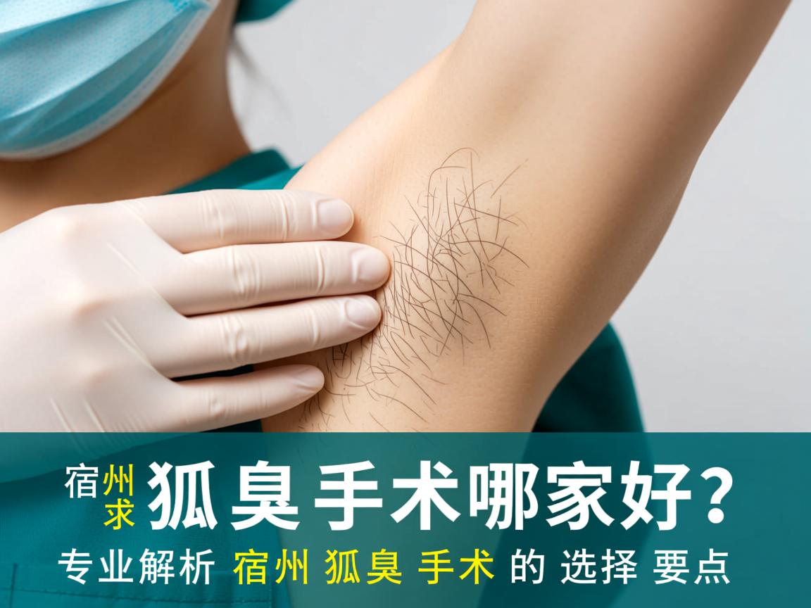 宿州狐臭手术哪家好？专业解析宿州狐臭手术的选择要点