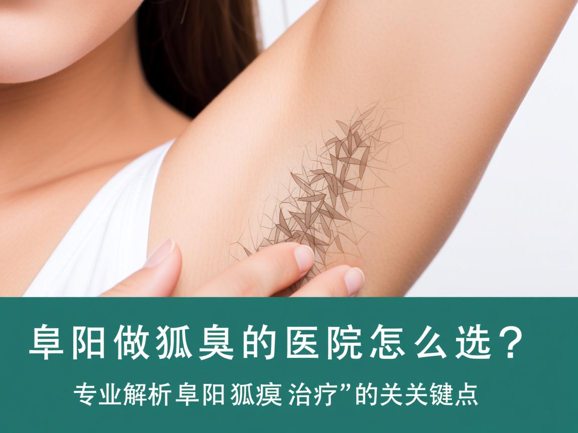 阜阳做狐臭的医院怎么选？专业解析阜阳狐臭治疗的关键点