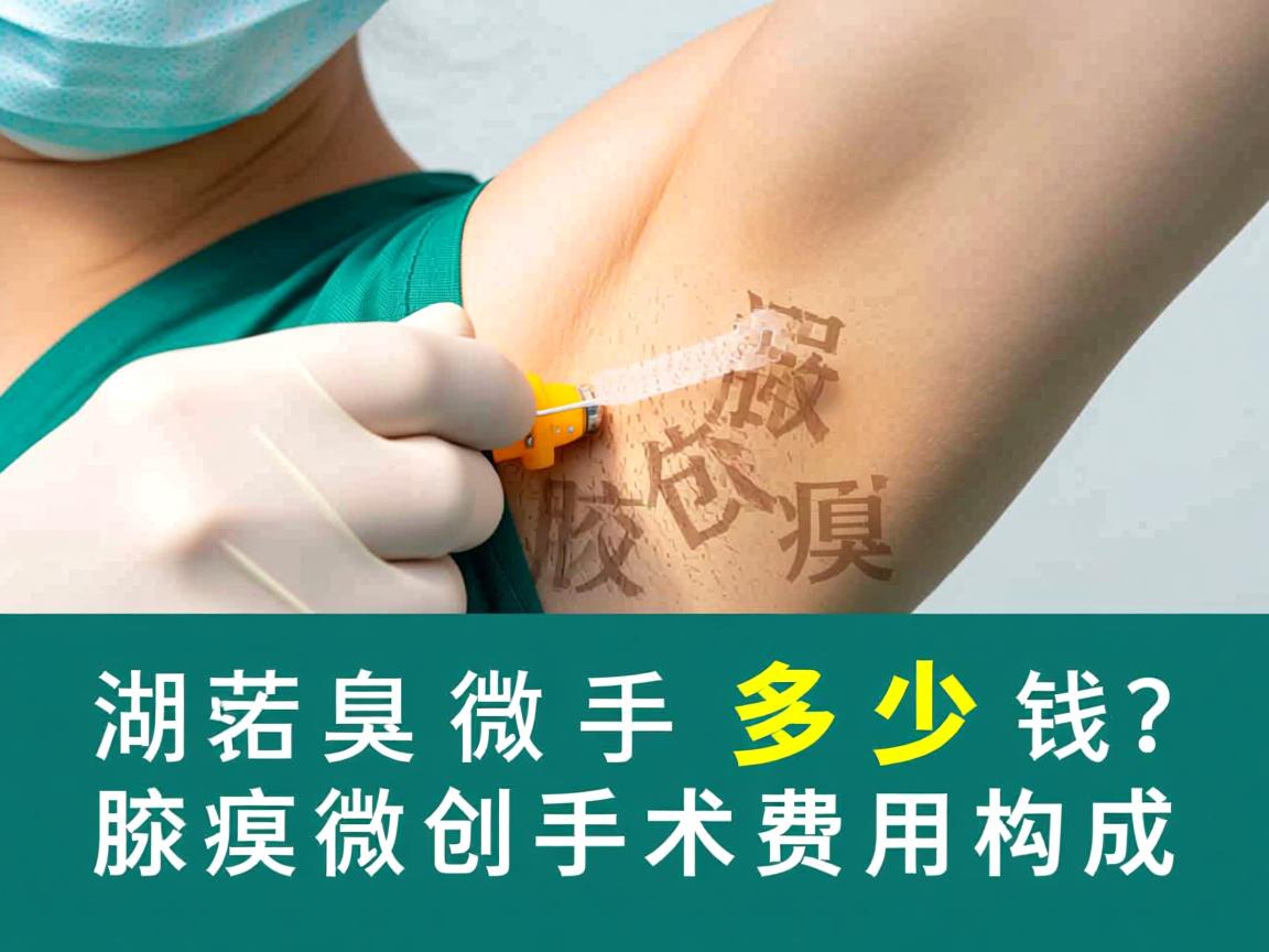 芜湖腋臭微创手术多少钱？解析腋臭微创手术费用构成