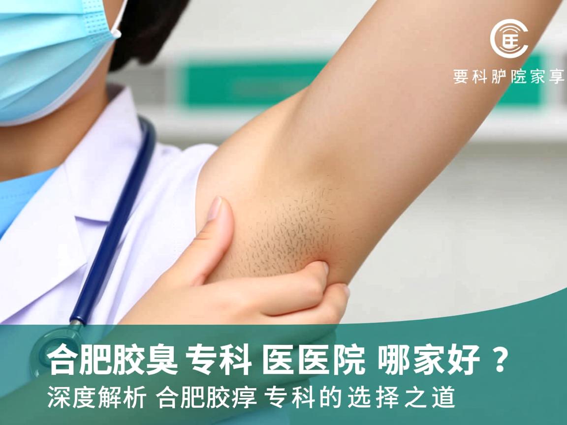 合肥腋臭专科医院哪家好？深度解析合肥腋臭专科的选择之道