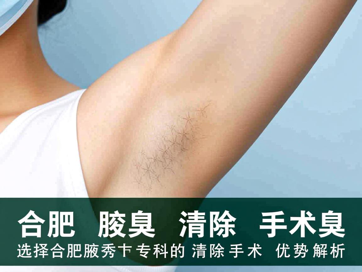 合肥腋臭清除手术，选择合肥腋秀专科的清除手术优势解析
