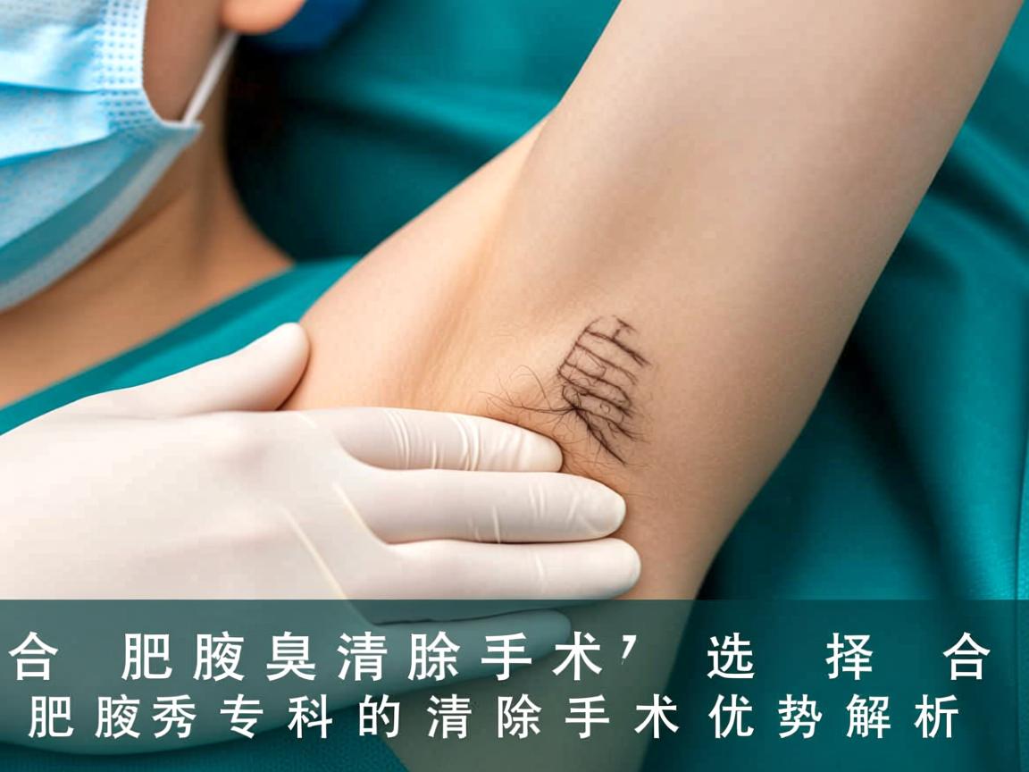 合肥腋臭清除手术，选择合肥腋秀专科的清除手术优势解析
