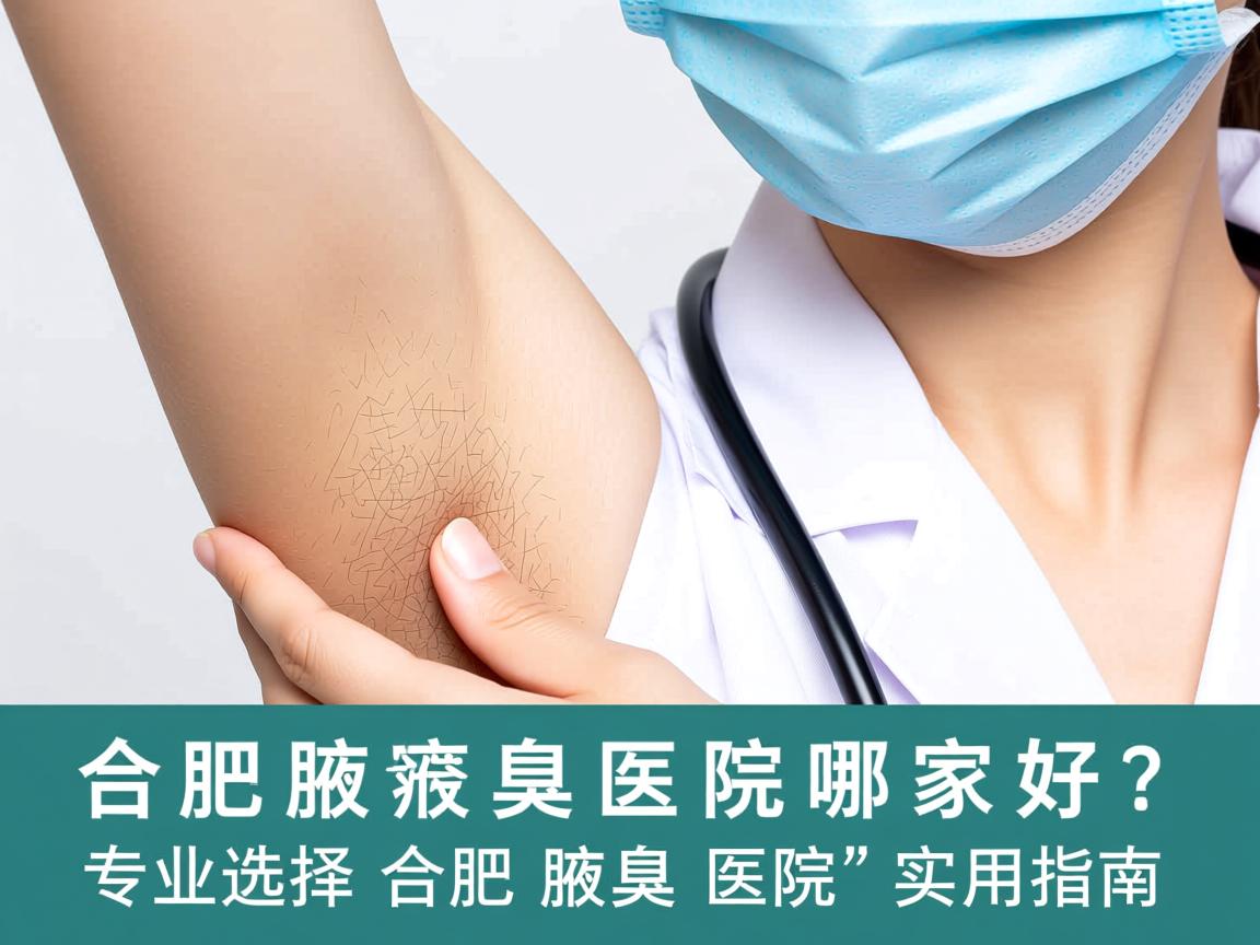 合肥腋臭医院哪家好？专业选择合肥腋臭医院的实用指南