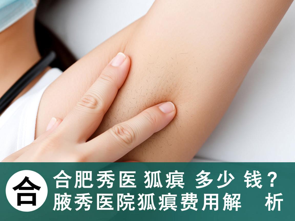 合肥腋秀医院治疗狐臭多少钱？合肥腋秀医院狐臭费用解析
