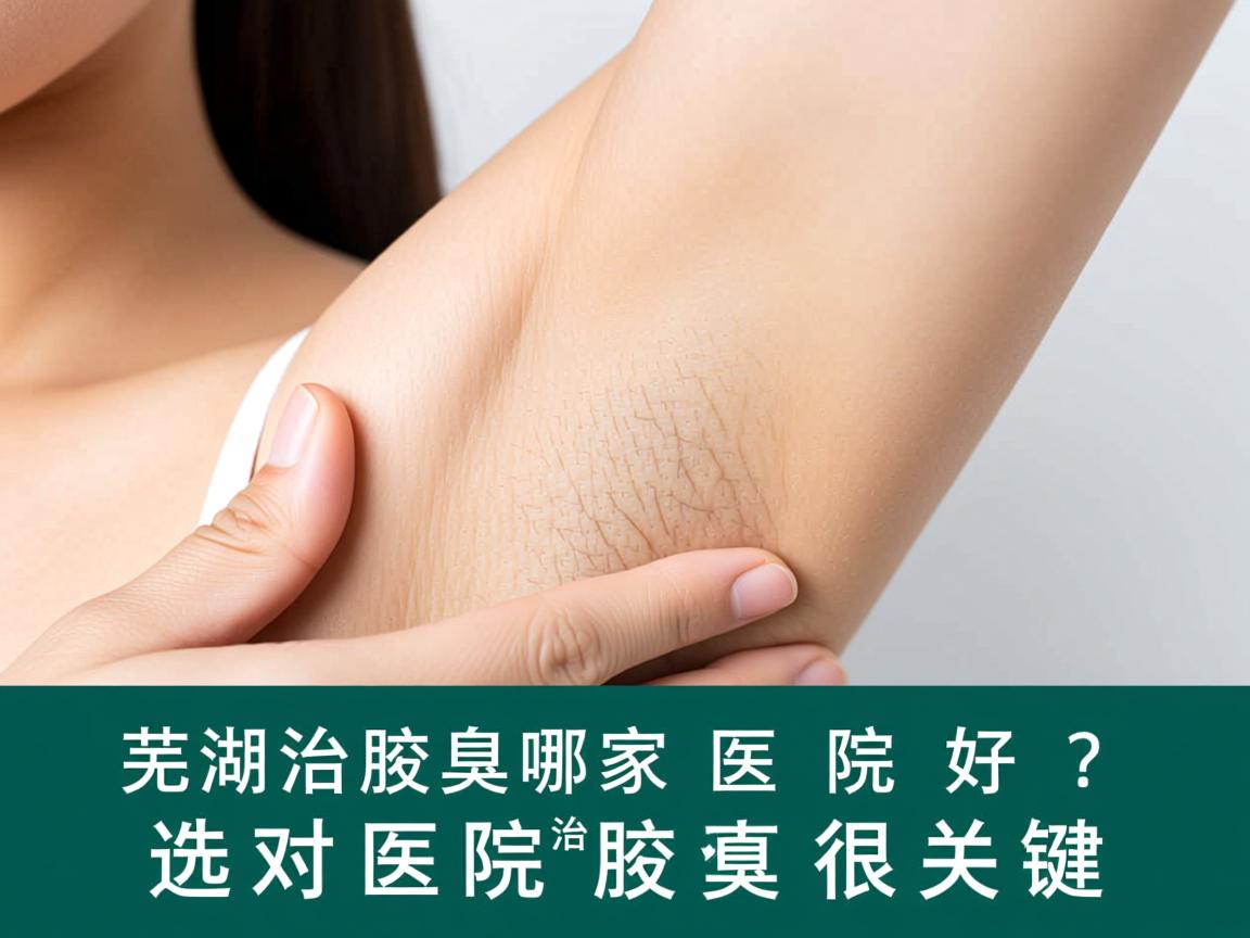 芜湖治腋臭哪家医院好？选对医院治腋臭很关键