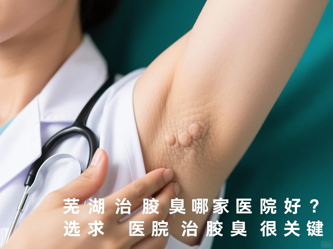 芜湖治腋臭哪家医院好？选对医院治腋臭很关键