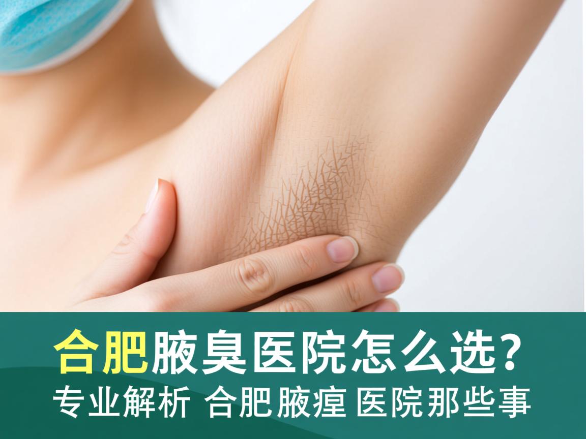 合肥腋臭医院怎么选？专业解析合肥腋臭医院那些事