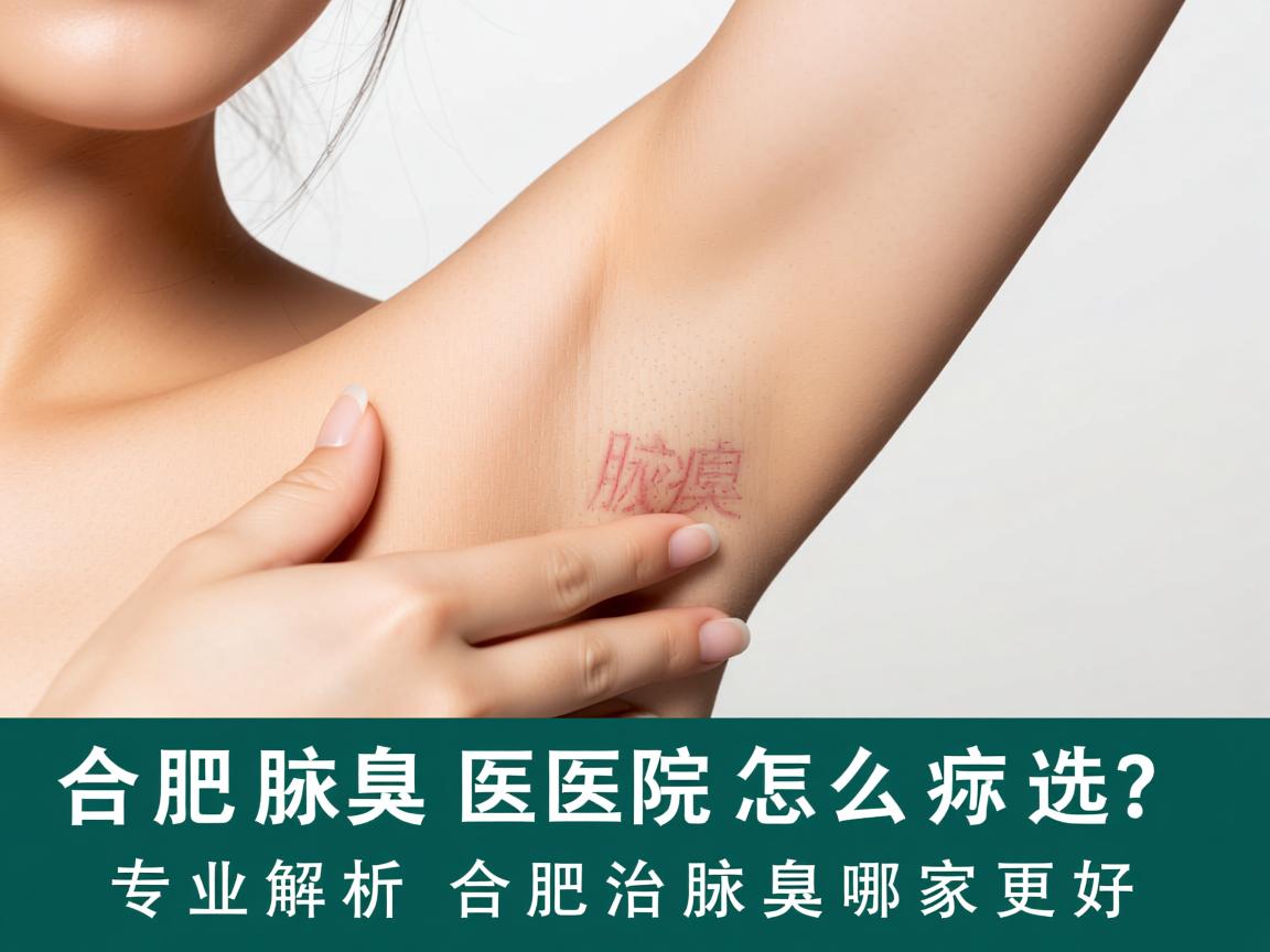 合肥腋臭医院怎么选？专业解析合肥治腋臭哪家更好